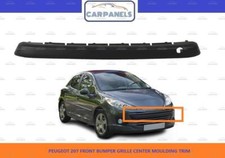 PEUGEOT 207 FRONT BUMPER GRILLE CENTER MOULDING TRIM 2009 - 2012 OE 7452ZS