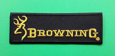 BROWNING IRON/SEW ON EMBROIDERED PATCH SHOOTING FLY GAME CARP FISHING UK SELLER