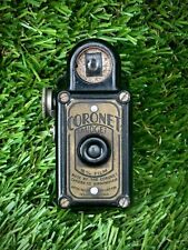 Rare Black ! Coronet Midget Vintage Miniature 16mm Bakelite Camera