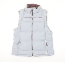 Quechua Women Grey 14 Puffer Ski Spirit Insulated Waistcoat