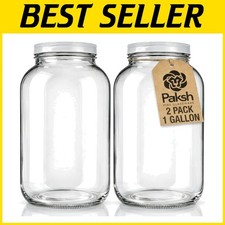 Large Airtight Glass Jars - 1