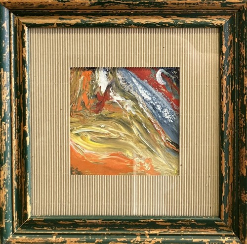 Vintage oil painting dramatic - vintage,