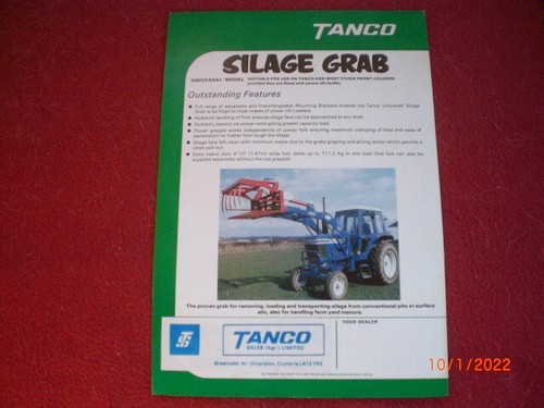 Old tango silage - , leaflet