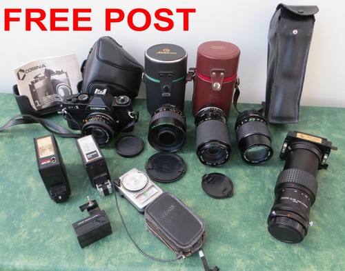 Vintage slr cosina camera - camera, 4