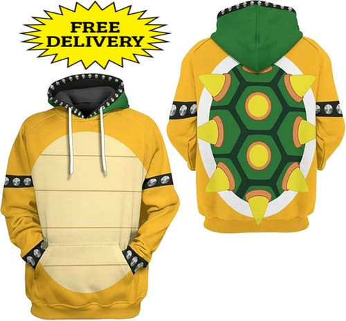 Printed bowser costume - 3d,