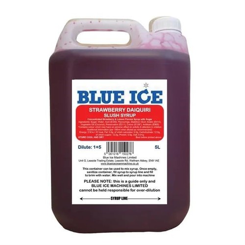 Blue ice slush - blue, strawberry