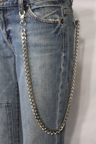 Men silver color metal extra - metal,