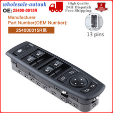 New Window Main Control Switch for Renault Megane 2008-2016 Laguna 2008-2016