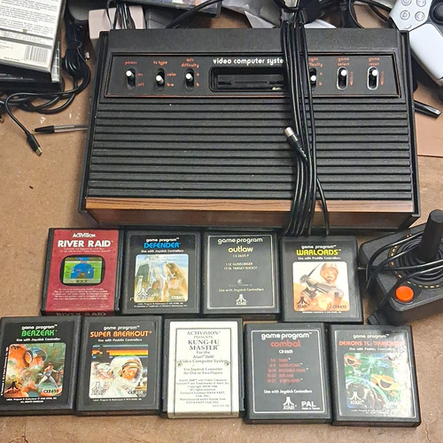 Atari 2600 woody with - 2600,