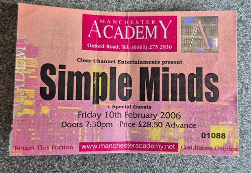 Used concert ticket simple - ticket,