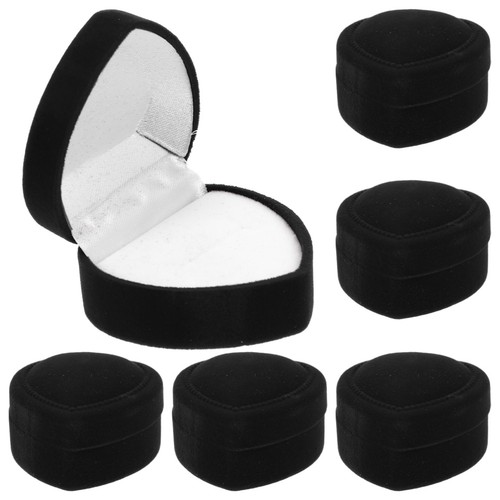 Pcs heart shaped box black - box,