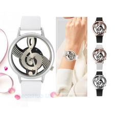 Music Note Quartz Watch Ultimate Fashion Musical Theme Melody Hollow Wristwatch