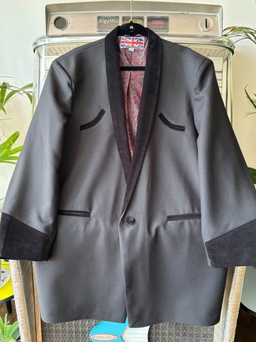 Teddy boy drape jacket black - boy, .black