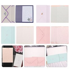  45 Pcs Flower Letter Paper Set Stationery Writing Sets Envelopes