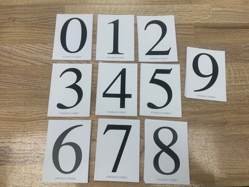 Hymn board numbers black - board, on