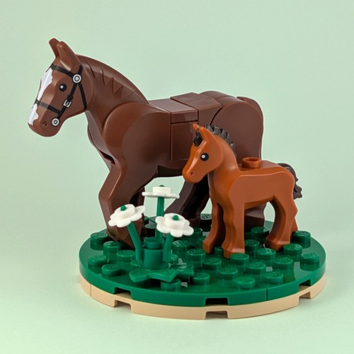 Lego horse and foal - and, with