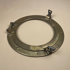 Vintage Brass Porthole Wall