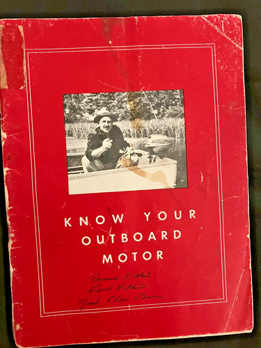 Vintage johnson outboard - outboard, motor