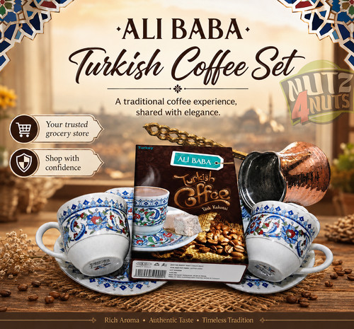 Ali baba turkish coffee set - turkish,
