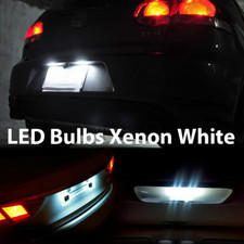 Fits For Corsa C D VXR 06-11 Xenon White LED Number Plate Light 2Ps Bulbs 15 SMD
