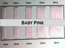 Quality Baby Pink Organza Ribbon 6, 10, 19 ,25, 38mm Width, Various Lengths
