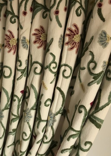 Bespoke interlined crewelwork - bespoke,
