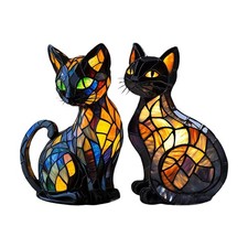 Animal Table Lamp Cat Statue