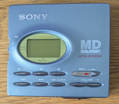Sony r91 portable - mz-r91, minidisc