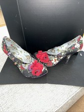 IRREGULAR CHOICE Black Floral