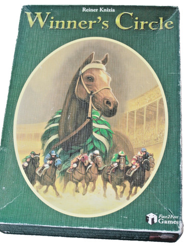 Winner circle board game - board,