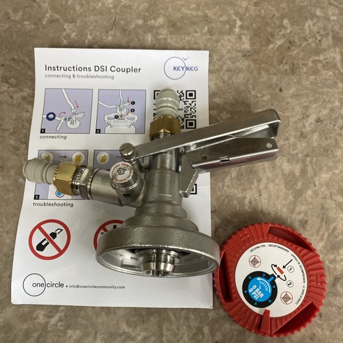 Keykeg coupler with john - coupler, guest