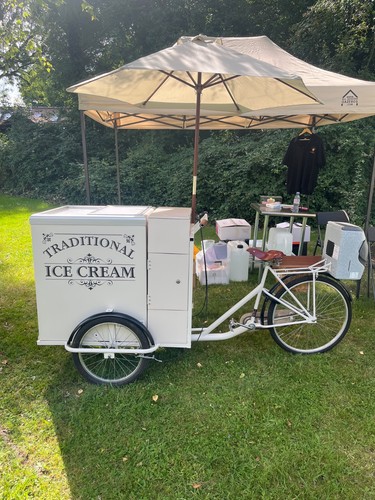 Ice cream bike trike - ice,