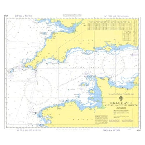 Admiralty instructional chart - instructional,