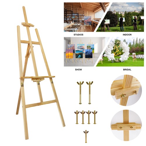 75m wooden sketch - 1.75m, easel