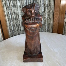 Hand Carved Wood Weeping