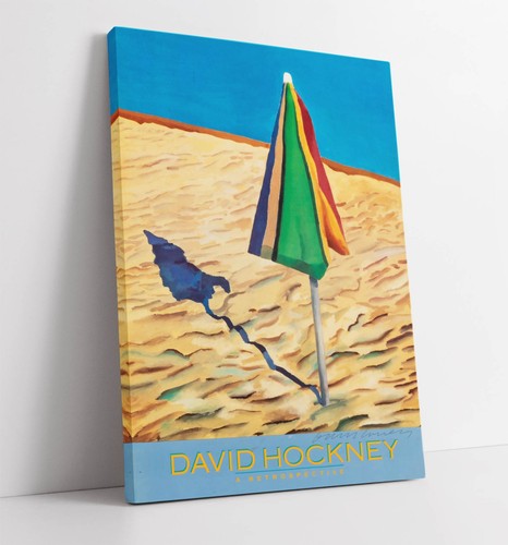 Beach umbrella david hockney - beach,