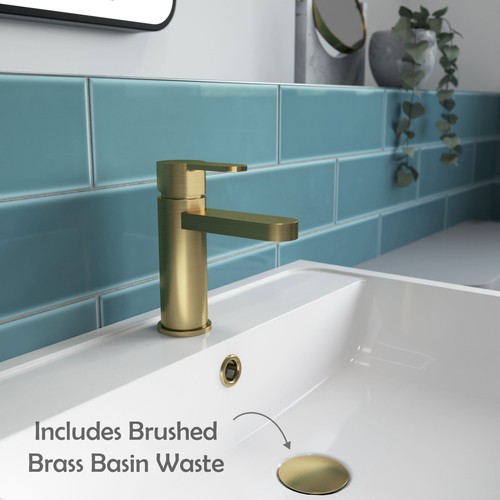 Nuie arvan brushed - brass, mono