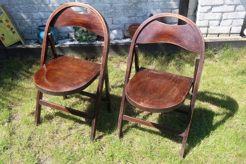 Antique pair bentwood - of,