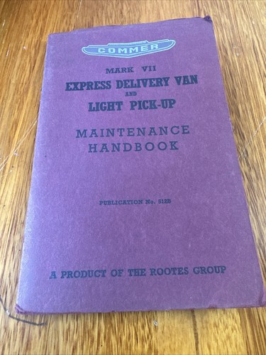 Commer mark vii van light - commer,
