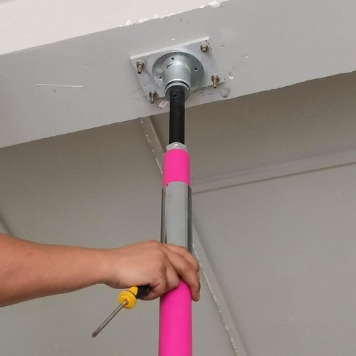 Pole dance fixed - pole, plate
