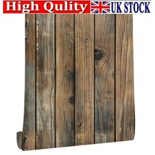 6M Rustic Brown Wood Panel