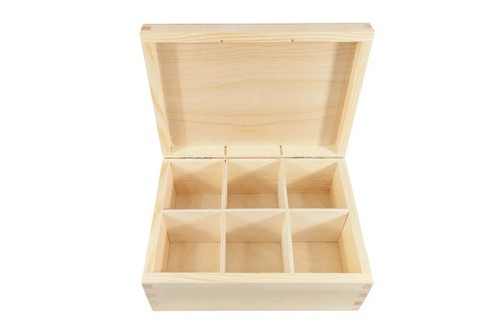 Wooden tea box - wooden, 6