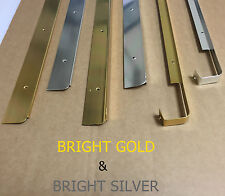 Kitchen Worktop Edging Strips Trims BRIGHT GOLD & BRIGHT SILVER *BRAND NEW*