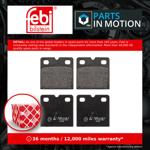 Brake pads set fits jaguar - set, xj
