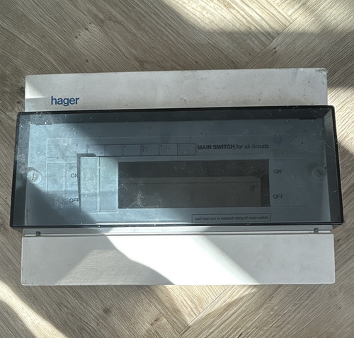 Hager fuseboard vsb12b main - hager,