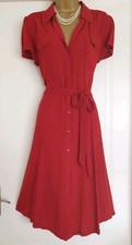 Vintage 1940s 1950s Style red