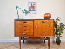 V.B Wilkins G Plan Brasillia Vintage Mid Century Compact Danish Design Sideboard