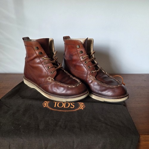 Tods barca womens leather - barca, moc