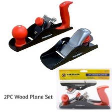 2PC ADJUSTABLE WOOD PLANE SET