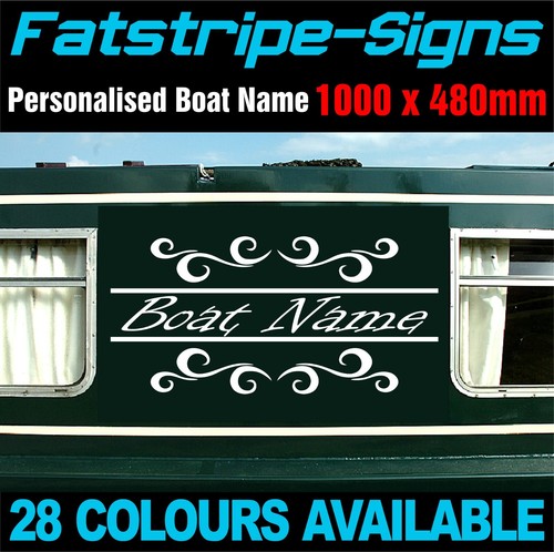 Personalised narrow boat barge - personalised,